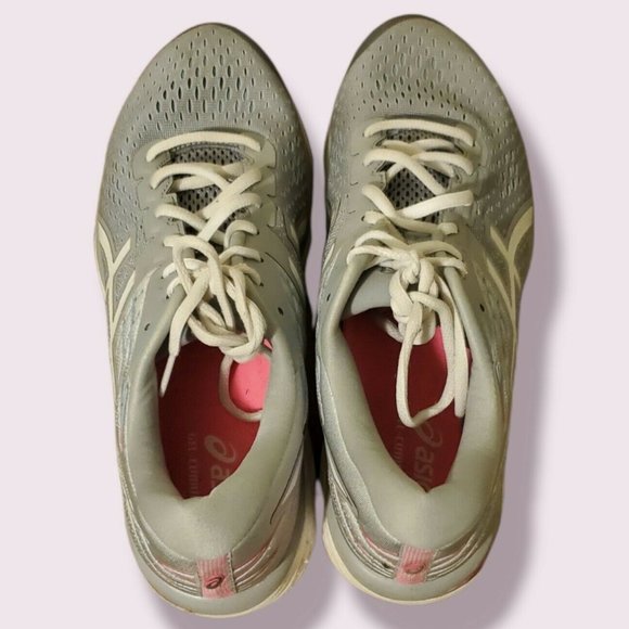 ASICS GEL-Cumulus 21 Athletic Running Shoe Women’s Size 10 Sneakers Gray Pink - Picture 6 of 11